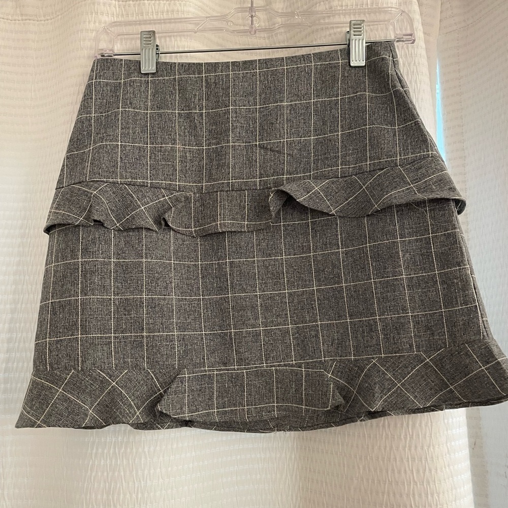 Essie Plaid Ruffe Skirt